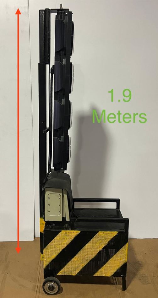 Portable Traffic light Minimum Height