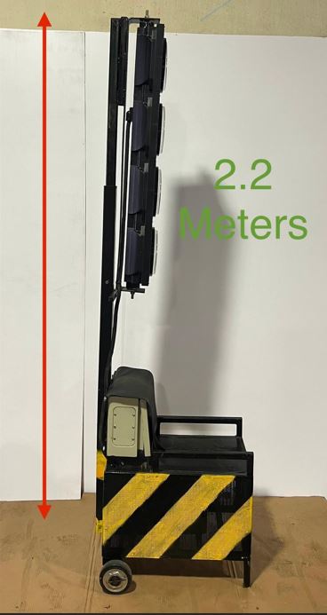 Portable Traffic light Maximum Height